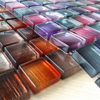 glass mosaic tile rainbow From China