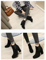 New leather boots with thick female in autumn and winter shoes , Martin boots