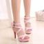 peep-toe high heeld summer shoes