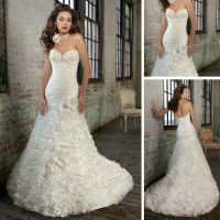 High Quality Beautiful Lace Luxurious 2016 Off-shoulder Wedding Dress With Bridal Veil