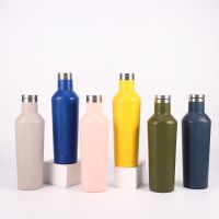 Cup vacuum insulated water flask for business gifts drinking bottle bpa free stainless steel gym insulated water bottles From China