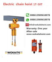 WOKAITE Heavy Duty China Manufacturer 2Ton Electric Chain Hoist