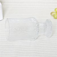 Best selling wholesale glass candle jars stemmed candle holder for home lighting decor From China