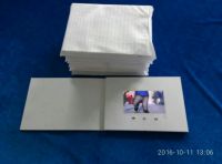 Luxary 7 Inch LCD Video Brochure Business Greeting Card With Lcd Screen