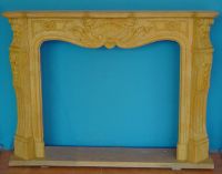 marble fireplace