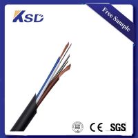 single-mode/multimode fibers Hybrid Fiber Optic Cable with Steel Tape