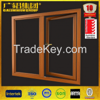 Aluminum glass door for wooden frame From China