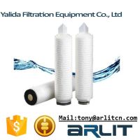 PP/PTFE/PES pleated membrane water filter cartridge