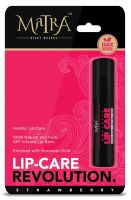 Matra Strawberry Lip Balm - Enriched with Moroccan Gold