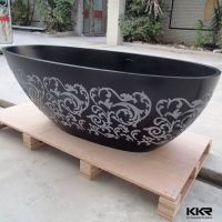 custom size bathtubs Solid surface bathroom bathtub