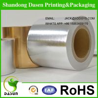 Gloss and Matt Gold aluminum foil coated paper