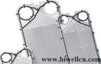 Heat exchanger plate and gasketes