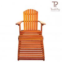 ADIRONDACK CHAIR WITH FOOTREST LUXIUS