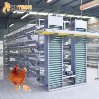 RETECH Design  Galvanized Wire Mesh  A Frame Chiken Cage From China