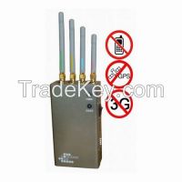 5 Band Portable Cell Phone and GPS Jammer