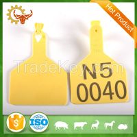 2016 China Supplier Farm Equipment Animal Plastic Cow Ear Tag