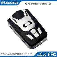 Russian voice and LED icons alert car speed radar laser detector with Russia speed camera gps database