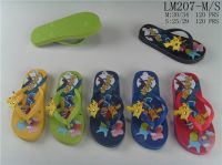 Summer Custom Cartoon Printed Beach Boys Flip Flops Child Slipper Eva Outsole