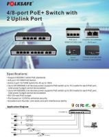 Video Balun, PoE Switch/Splitter/Extender
