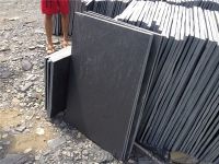 Black laminate slate flooring with polished &amp; honed for sale