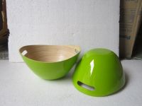 Made in Vietnam spoon bamboo bowl with high quality for export