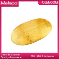 Wooden Oval Round Boar Bristle Beard Brush