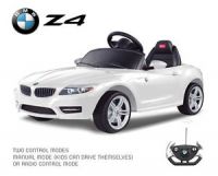 BMW Z4 Ride On Kids Battery Powered Wheels Car + RC Remote Control White