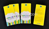 Color Card Price Tag Product Paper Hangtag