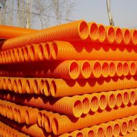 MPP Corrugated Communications Insulation Cable Pipe for electric protection
