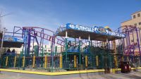 Factory direct kiddie rides overlapping roller coaster
