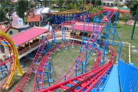 popular park rides thrilling roller coaster