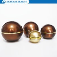 Acrylic empty ball shaped jar