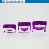 cosmetic acrylic square jar