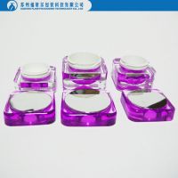 cosmetic acrylic square jar