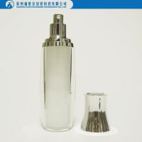 Plastic luxury acrylic lotion bottle