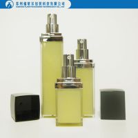15ml 30ml 50ml Cosmetic plastic square airless bottle
