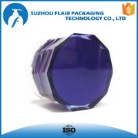 blue plastic cosmetic jar 50g