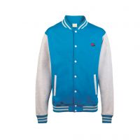 Personalised Heather Grey Varsity Jacket/New Design/High quality/cheap Winter Wool