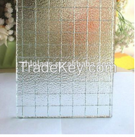 3-8mm Clear and Colored Patterned Glass (Puzzle, Flora, Nashiji, Moru- From China
