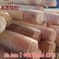 Natural Wooden Broom Stick / Natural wooden broom handle From Vietnam