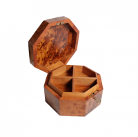 Hexagon Box (Wooden Jewellery Box with drawers)