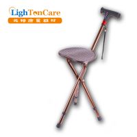 multifunctional rechargeable walking stick  with seat &amp;amp; chair