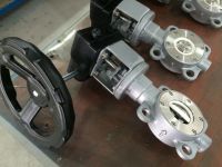 Ceramic lined butterfly valve