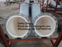 High temperature alumina ceramics pipe/elbow with wear-resistant