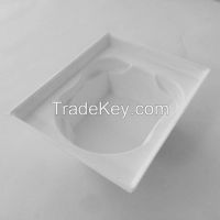 Custom clamshell sugarcane storage molded pulp packaging box