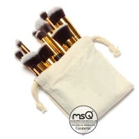 MSQ 10pcs cosmetic brushes makeup kit