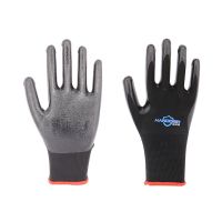 Nitrile coated polyester glove