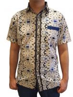 Men Batik Short Sleeve Shirt