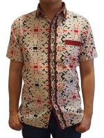 Men Batik Short Sleeve Shirt