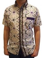 Men Batik Short Sleeve Shirt